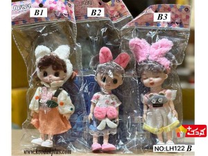 سر کلیدی طرح عروسک چشم تیله ای مدل LH122-B (6 طرح)
