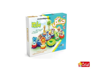 بازی آموزشی فکر آذین مدل چرخ دنده‌ها جنگل 52 قطعه