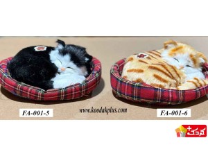 عروسک گربه پشمالو طرح خوابیده با قیمت مناسب