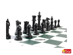 کلیه مهره‌ها و صفحه بازی رومیزی شطرنج ترنج فکرآذین از بهترین متریال ساخته شده است.