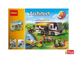 لگو 3 مدلی کمپ آرشیتکت مدل DECOOL-3117