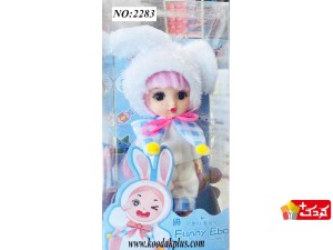 عروسک چشم تیله ای به همراه سر کلیدی مدل 2283 (4 رنگ)