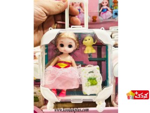 عروسک چشم تیله ای چمدانی مدل 20381