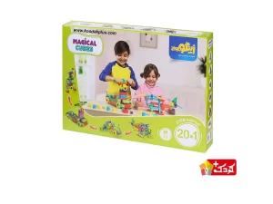 بازی ساختنی مدل مکعب‌ های جادویی 142 قطعه زینگو