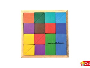 اسباب بازی فکری چوبین مدل چینک مربع کوچک