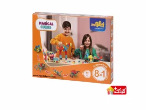 بازی ساختنی مدل مکعب‌ های جادویی 83 قطعه زینگو