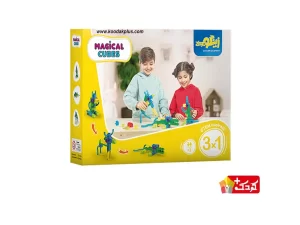 بازی ساختنی مدل مکعب های جادویی 32 قطعه زینگو