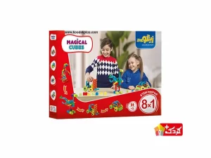 بازی ساختنی مدل مکعب های جادویی 88 قطعه زینگو