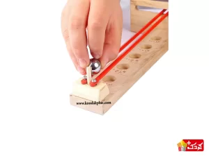 بازی آموزشی چوبین مدل توپ قل