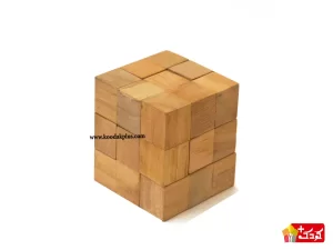 اسباب بازی چوبین مدل مکعب سوما