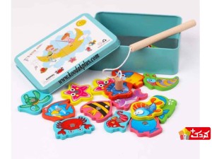 اسباب بازی ماهیگیری آهنربایی 14 قطعه