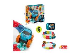 قطار دیوانه حرکتی 46 قطعه اسباب بازی مدل 88