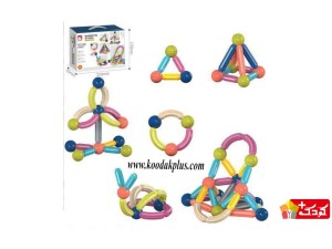 اسباب بازی میله مغناطیسی چراغ دار(مگ مغناطیسی)