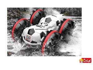 ماشین کنترلی شارژی آبی خاکی با بدنه طرح توپ