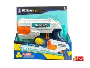 تفنگ دو کاره (آب پاش+توپ پرتابی) مدل 52-648