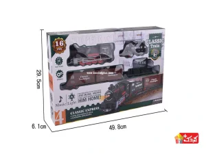 قطار ریلی موزیکال حرکتی و چراغ دار مدل 1-814