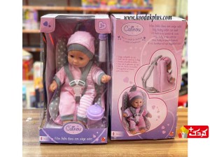 عروسک طرح نوزاد به همراه صندلی مدل calinou