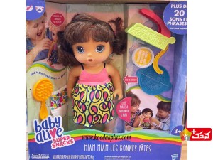 عروسک دخترانه چشم درشت مدل Baby Alive
