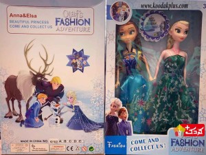 عروسک های پرنسس والت دیزنی طرح السا و آنا