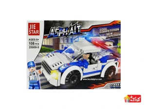 لگو ماشین پلیس سری آسفالت مدل 5-JIESTAR-25009