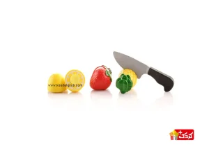 اسباب بازی برش میوه ها به همراه چاقو و تخته برش (دو مدل)