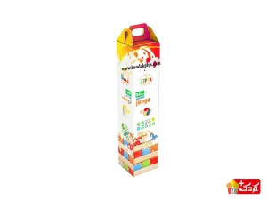 بازی فکری جنگا رنگی 54 تکه سپتا تویز