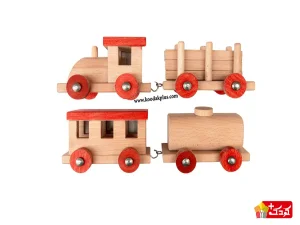 قطار چوبی سپتا تویز از محصولات سبک مونته سوری برای تقویت هوش است