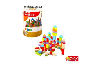 بازی آموزشی بریکس چوبی سطلی کد 839