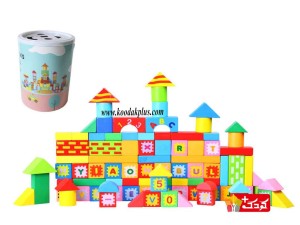 بازی آموزشی بریکس چوبی سطلی کد 867