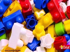 اسباب بازی لگو ساختنی سطلی 52 قطعه با کیفیت