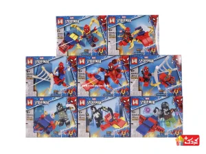 سری لگو 8 مدلی مرد عنکبوتی مدل MG608 (سری کامل)