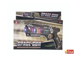 تفنگ موزیکال و چراغ دار طرح فضایی مدل 7-999