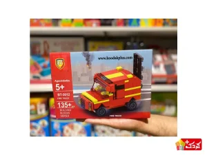 اسباب بازی ساختنی کامیون آتش نشانی 3012 BT