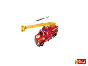 ماشین بازی مدل آتشنشانی کد 005 مناسب کودکان بالای سه سال است