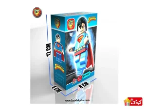 لگو سوپرمن 9007 BT حاوی 12 قطعه ساختنی است.
