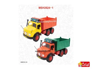 اسباب بازی کامیون بنز قدیمی در دو رنگ متنوع تولید شده است