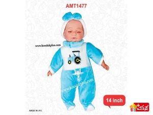 عروسک نوزاد خواب طرح سرامیک 14 اینچ کد 1477 AMT
