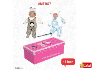 عروسک طرح سرامیک نوزاد خوابیده کد 1677 AMT