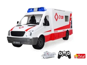 آمبولانس کنترلی شارژی به همراه وسایل امدادی
