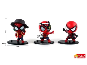 ست سه تایی مینی فیگور اسپایدرمن