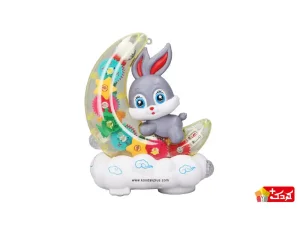 خرگوش موزیکال چرخ دنده ای طرح ماه مدل YJ-3043