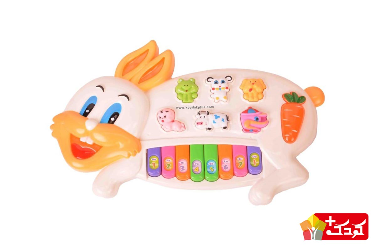 پیانو یا ارگ خرگوشی مدل 3300؛ پرفروشترین موزیکال مناسب نوزادان است