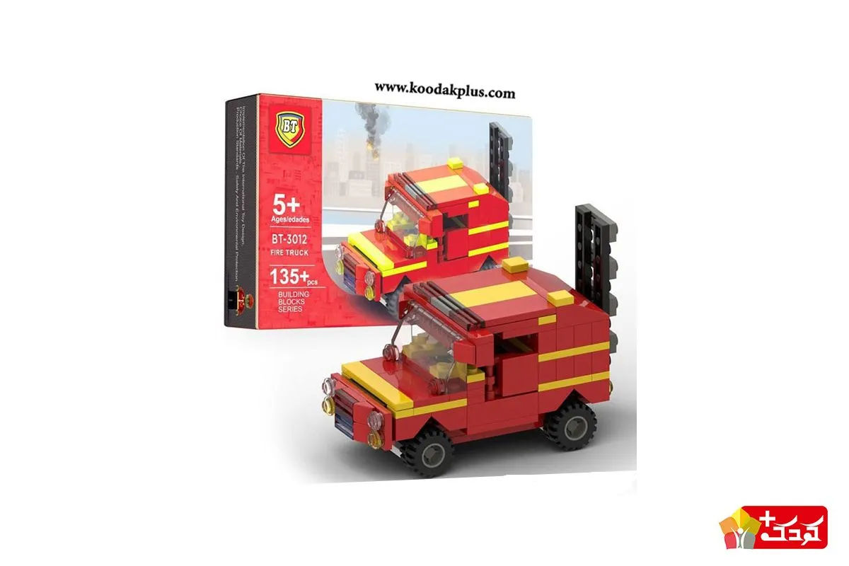 ساختنی کامیون آتش نشانی مناسب گروه سنی بالای 6 سال است