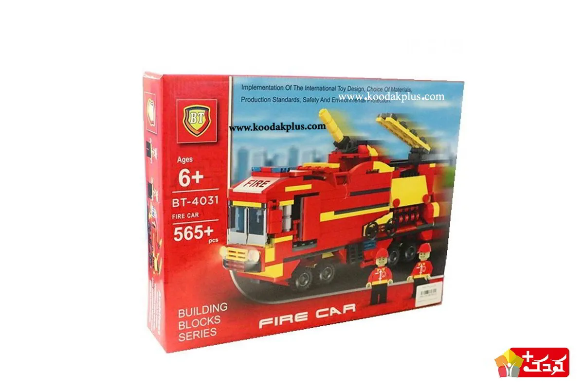 لگو ماشین آتش نشانی بزرگ مناسب گروه سنی بالای 6 سال است
