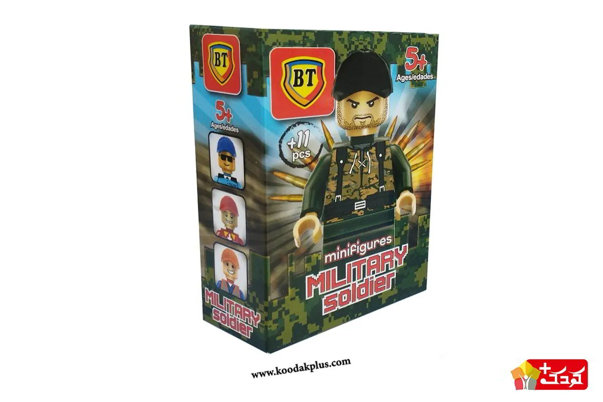 لگو شخصیت سرباز ایرانی محصولی از برند بی تی است