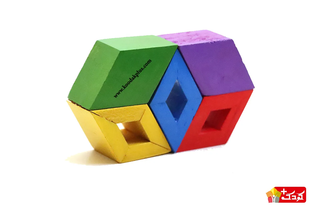 بازی چینک شش ضلعی از بازی های ساختنی برند چوبین است