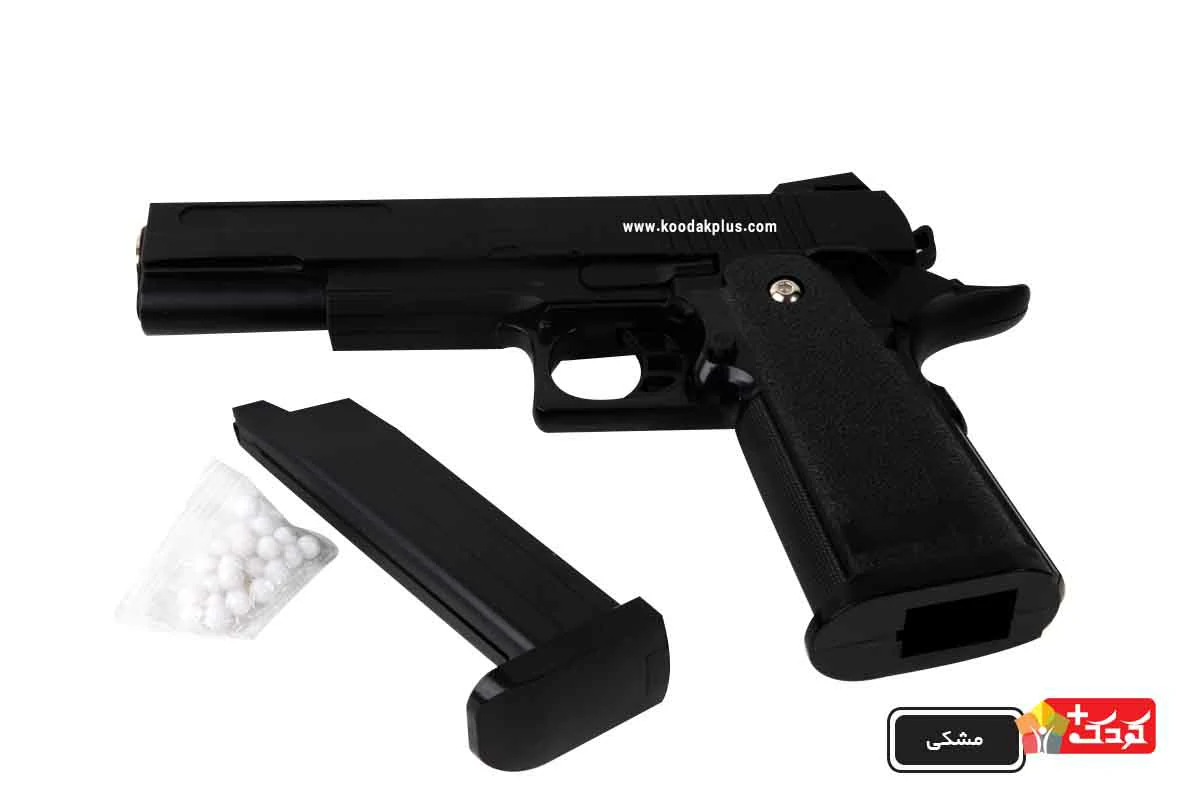 تفنگ فلزی ساچمه ای مدل ایرسافت گان v306؛ برخلاف دیگر محصولات سری v فقط در یک رنگ ارائه شده است. 
