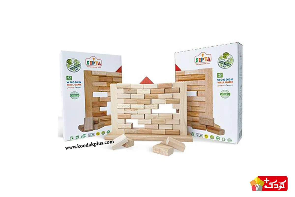 دیوار چوبی سپتا تویز مناسب برای رده سنی بالای 2 سال است