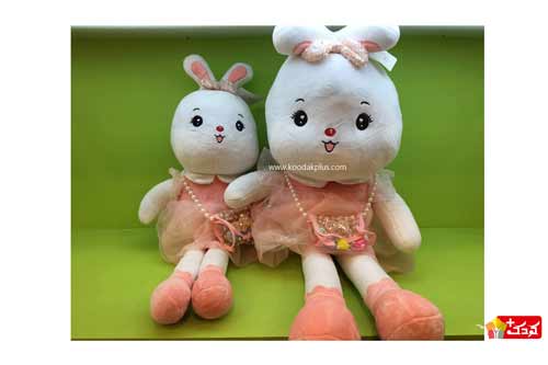 عروسک پولیشی خرگوش کیف دار ضد حساسیت می باشد 