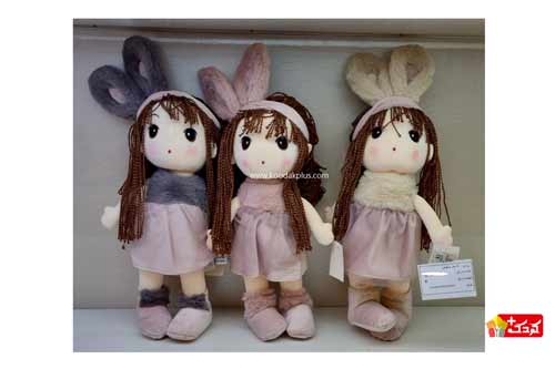 عروسک خزی دختر خرگوشی سه طرح دارد که ضد حساسیت می باشد